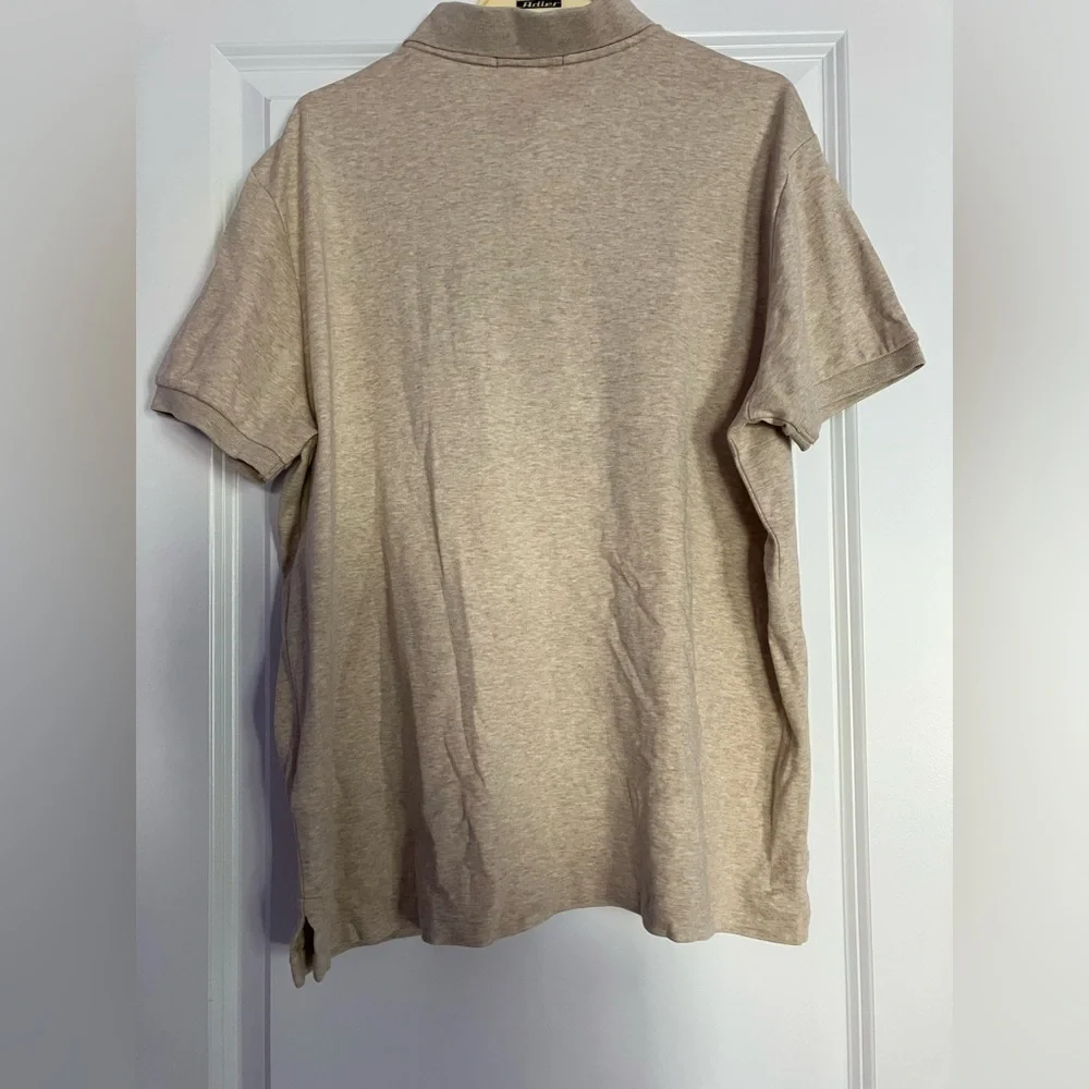 Ralph Lauren Custom SlimFit Men's Tan Polo Shirt
